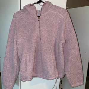 Light pink sherpa